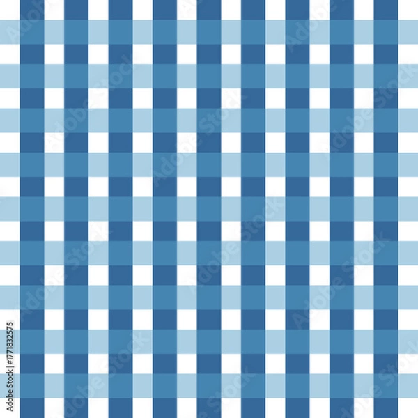 Fototapeta Blue Plaid Pattern Background
