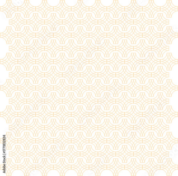 Fototapeta Beige Geometric Pattern