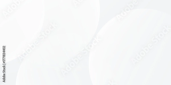 Fototapeta Abstract white glowing geometric lines on gray background. Modern shiny blue circle lines pattern. Futuristic technology concept. Suit for cover, poster, banner, brochure, header, vector modern