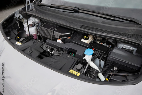 Obraz Elektromotor in einem Auto