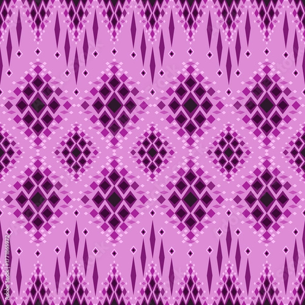 Obraz seamless geometric pattern