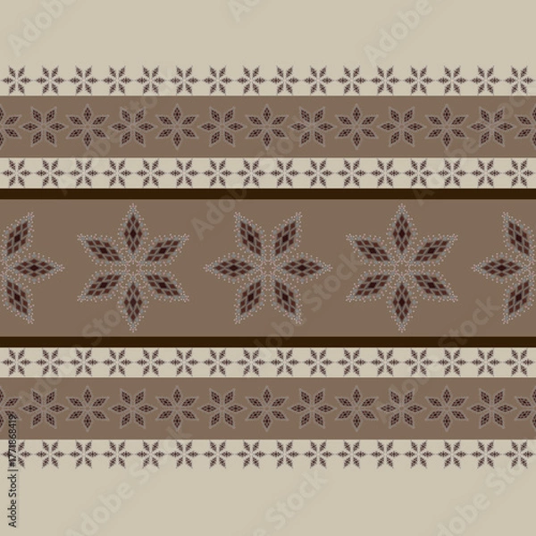 Obraz seamless damask pattern