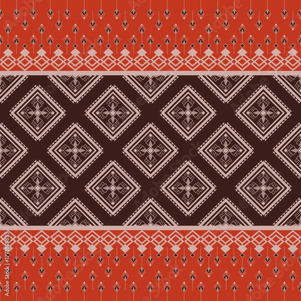 Obraz red and white background