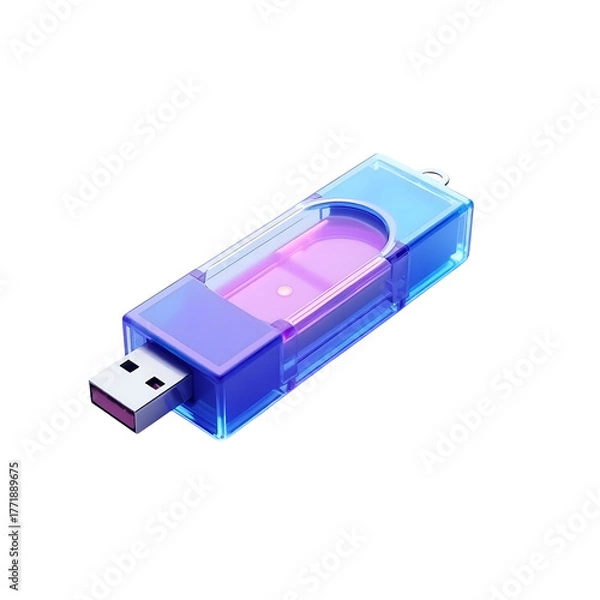 Obraz usb flash drive isolated on white
