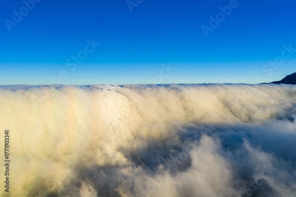 Fototapeta Cloud waterfall, Cumbre Nueva, La Palma, Canary Islands