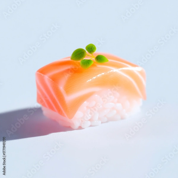 Obraz Deluxe sushi selection assorted nigiri and rolls premium fresh seafood Japanese cuisine display