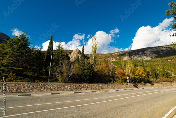 Obraz road to the mountains