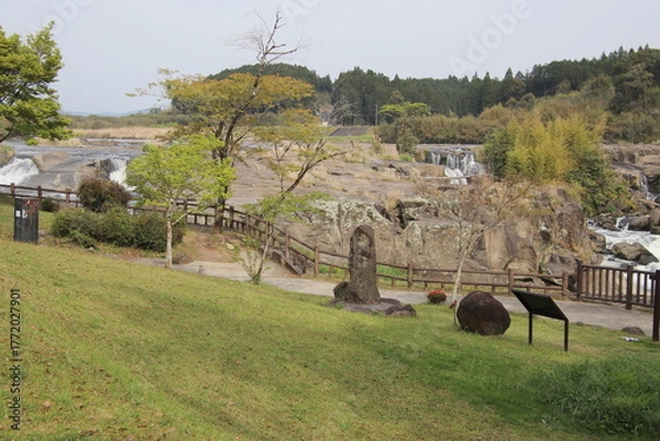 Obraz 鹿児島県伊佐市の曽木の滝