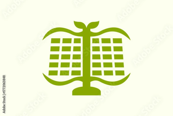 Fototapeta A bean sprout hotel logo