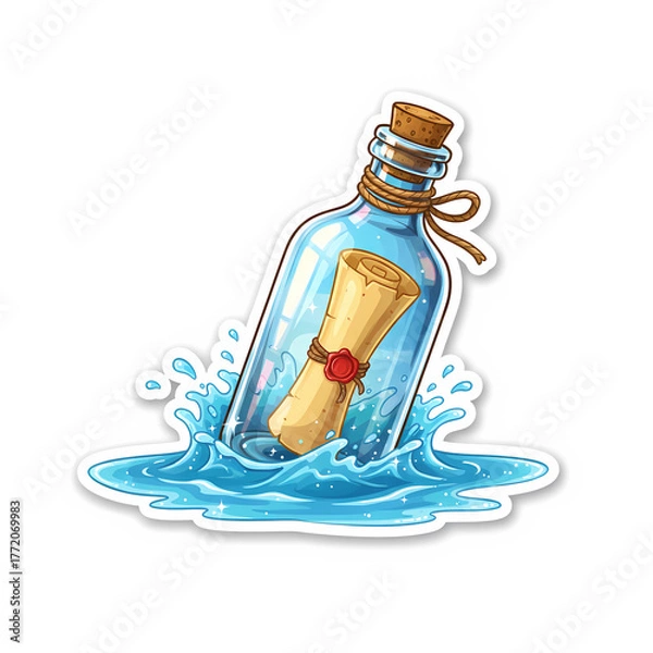 Obraz ขวดใส่จดหมาย