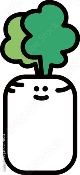 Obraz 무 일러스트