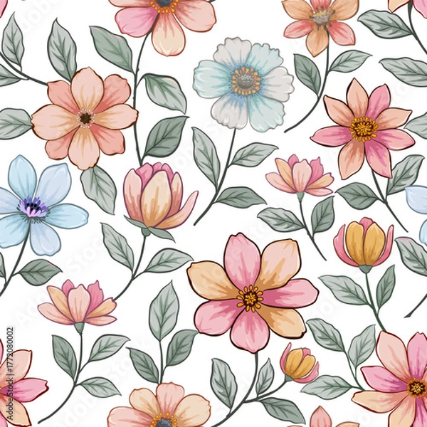 Obraz Flowers pattern1598