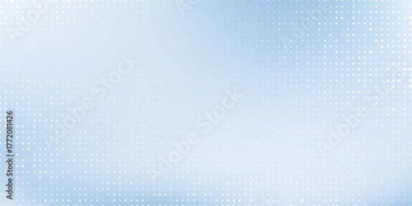 Fototapeta Abstract blue dotted abstract studio room. Limbo light background vector abstract art