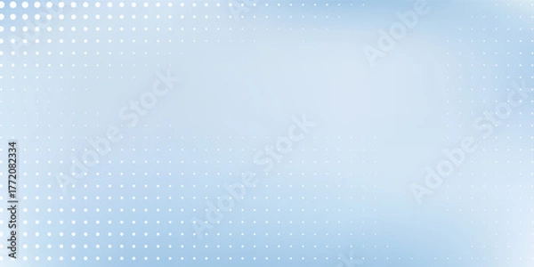 Obraz Blue dotted abstract studio room. Limbo light background modern abstract design art