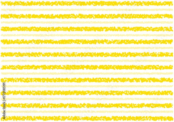 Obraz 手描きのクレヨン素材　背景　横ボーダー