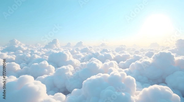 Obraz 3d clouds