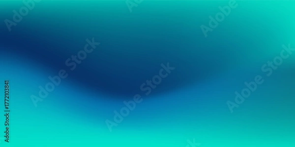 Obraz Blue to green smooth transition abdtract background.