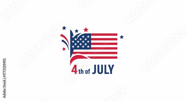 Obraz Independence Day vector icon