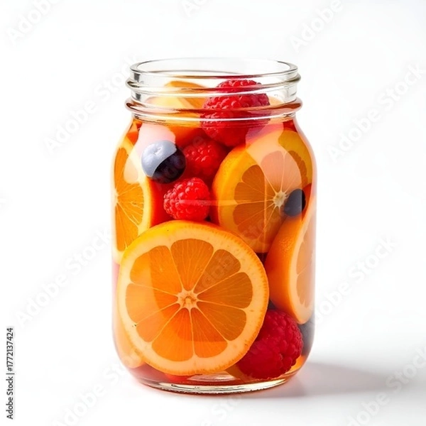 Obraz  Sliced Oranges in a Jar