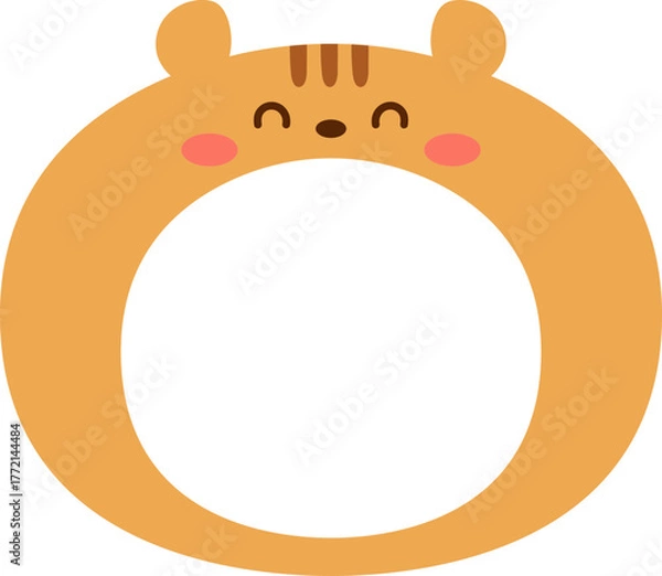 Fototapeta 귀여운 다람쥐 합성도안