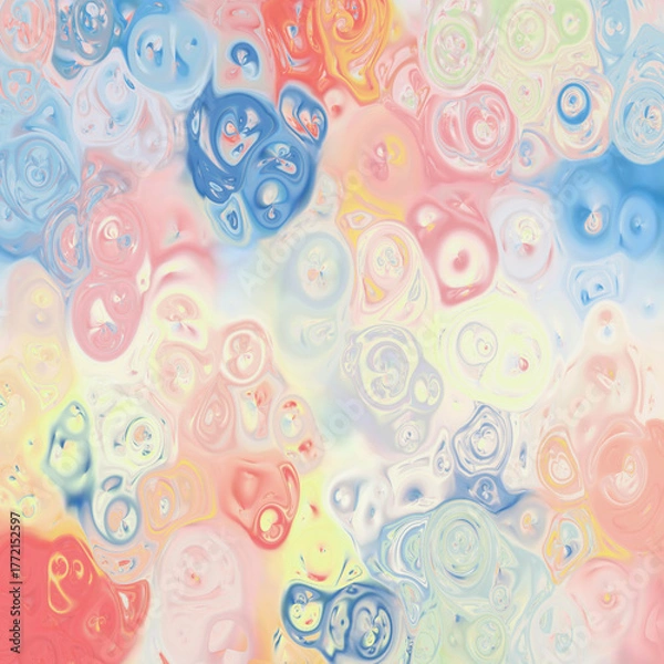 Obraz seamless pattern with colorful flowers