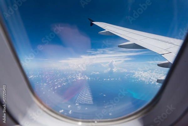 Fototapeta Plane Window in Air