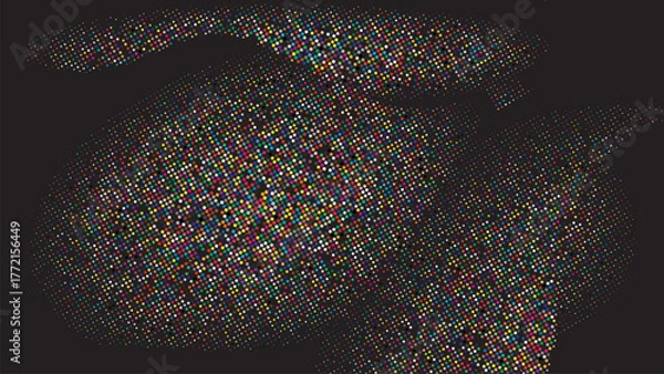 Obraz Abstract Dot Background Vector Art Graphics