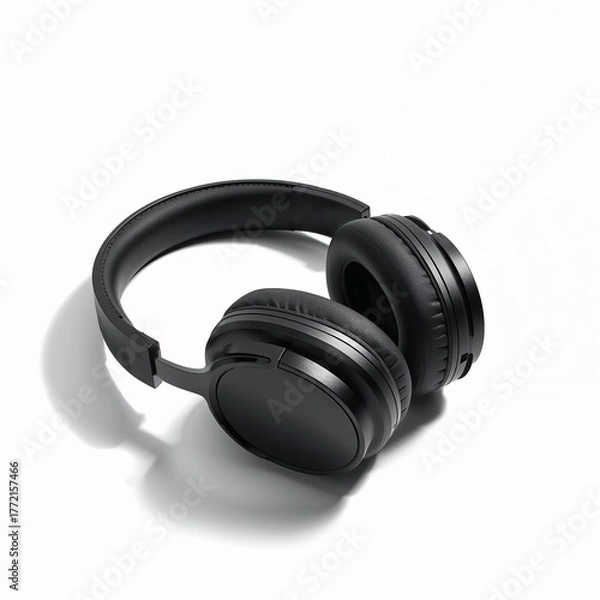 Fototapeta headphones isolated on white background