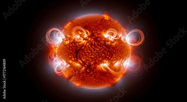 Obraz human brain in the dark