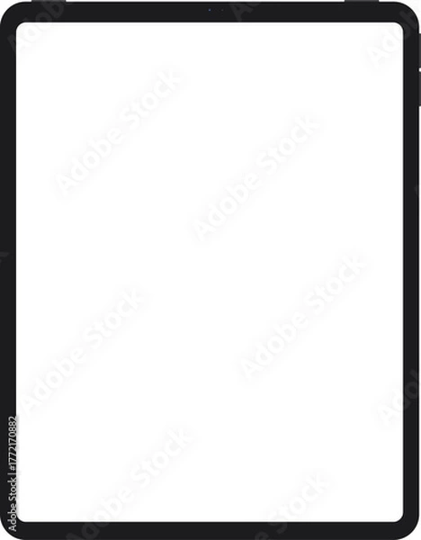 Obraz tablet pc isolated on white background