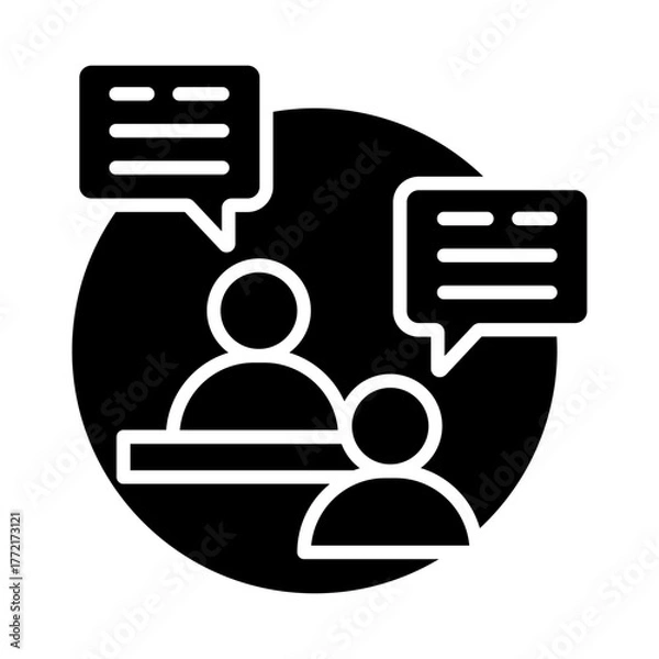 Fototapeta Interviewer
