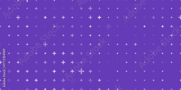 Obraz Medical cross seamless pattern. Plus background. Geometric mathematical vector pattern.