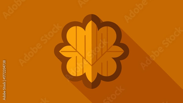 Fototapeta Photorealistic Smooth Oak Timber Wall Background