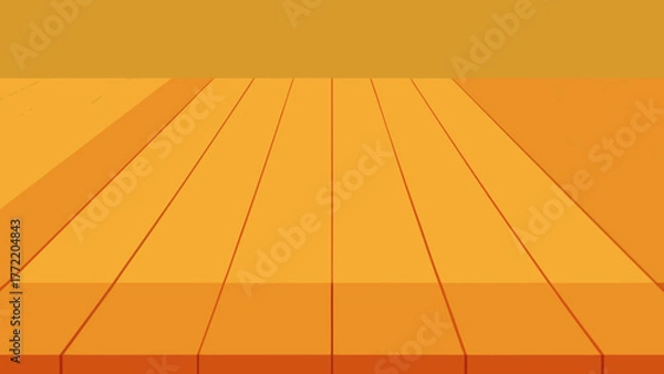 Fototapeta Smooth Maple 3D Plank Floor Surface Background