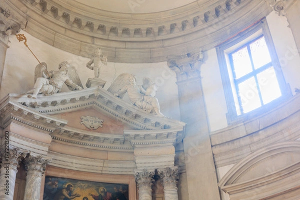 Obraz イタリア、ベネチアのサン・ジョルジョ・マッジョーレ教会