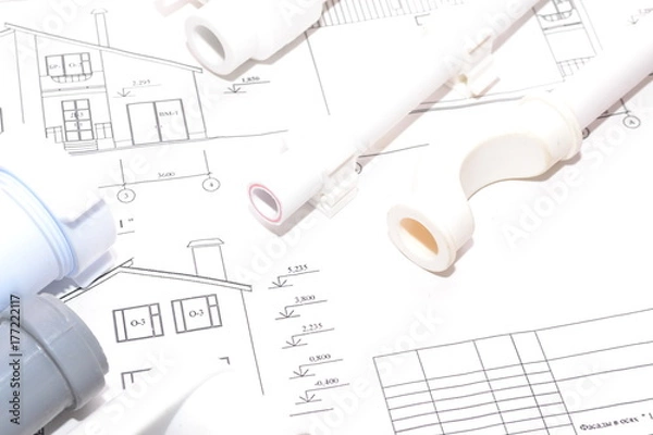 Obraz Plumbing working.