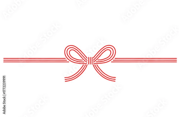 Obraz 蝶結びの水引（掛け紙・のし）