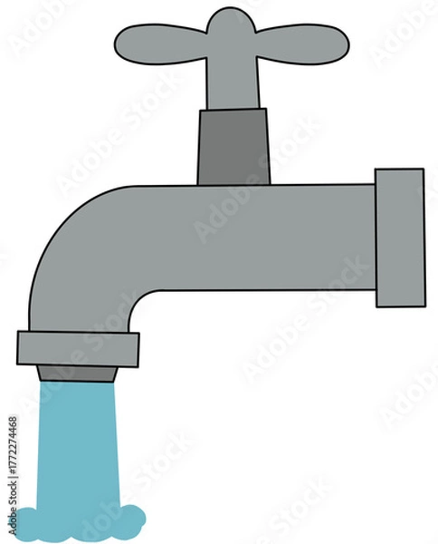 Fototapeta 수도꼭지