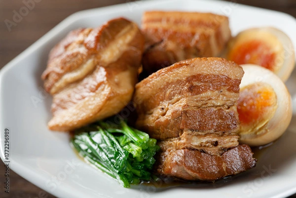 Fototapeta 豚の角煮
