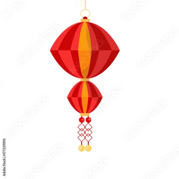 Obraz Lampion Lunar New Year Illustration
