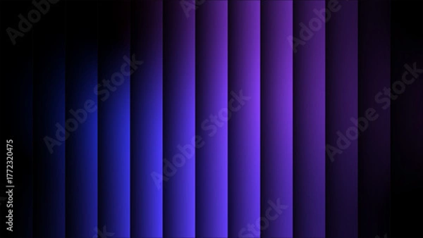 Obraz Vibrant purple and peach gradient with shimmering wave pattern. Neon-inspired light distortion on soft-toned glass. The neon-inspired hues highlight
