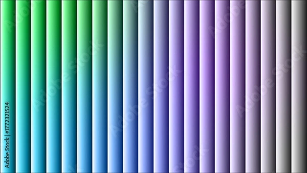 Obraz Vibrant purple and peach gradient with shimmering wave pattern. Neon-inspired light distortion on soft-toned glass. The neon-inspired hues highlight