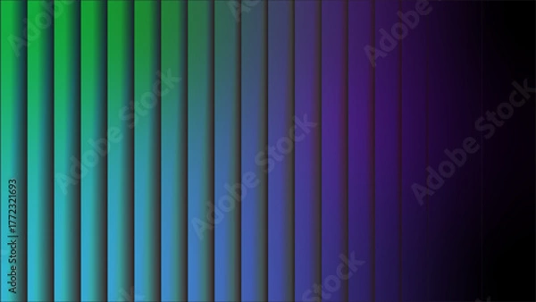 Obraz Vibrant purple and peach gradient with shimmering wave pattern. Neon-inspired light distortion on soft-toned glass. The neon-inspired hues highlight