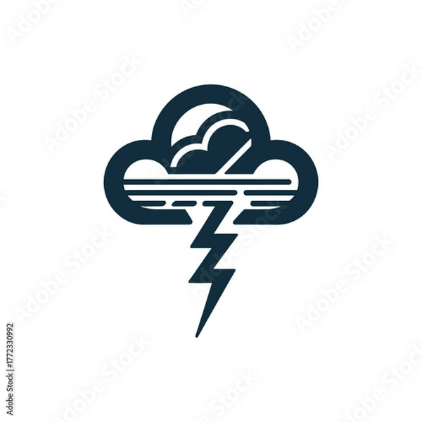 Obraz cloud and lightning