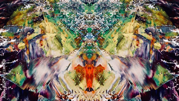 Obraz Abstract art background . Hand painting artwork on canvas .