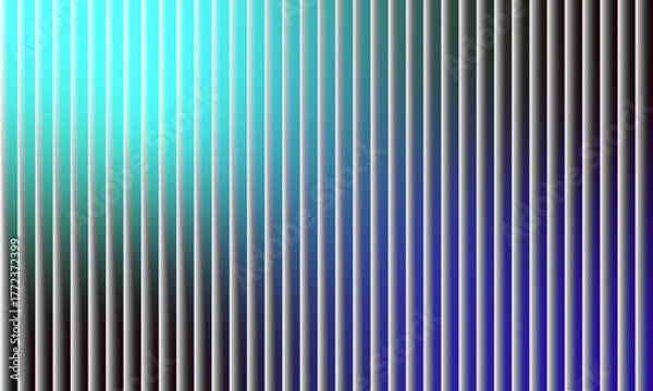 Obraz Abstract gradient blue and green light lines background
