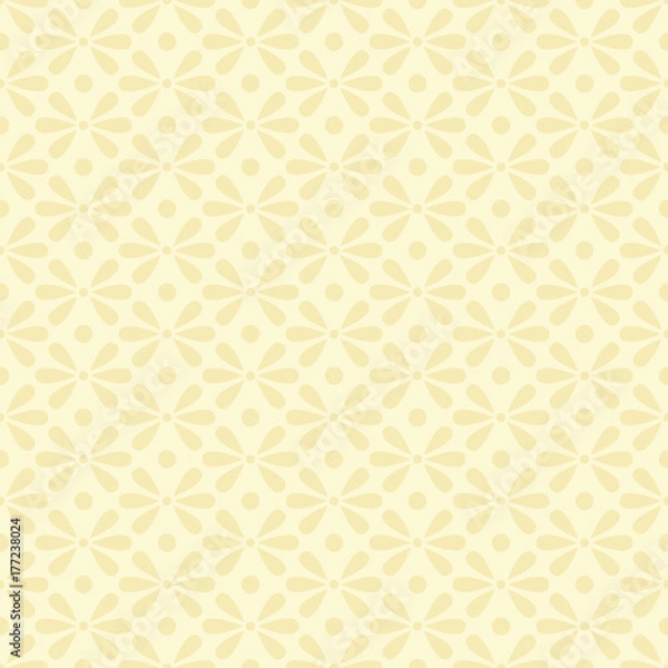 Obraz Cute primitive floral seamless pattern