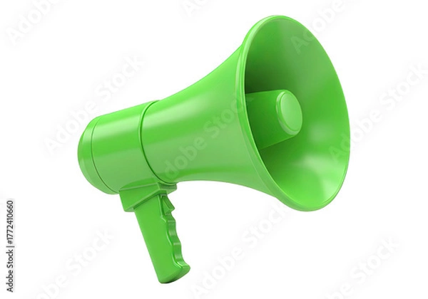Obraz megaphone on white