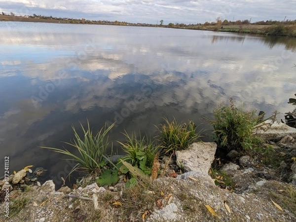 Fototapeta lake in the mountains