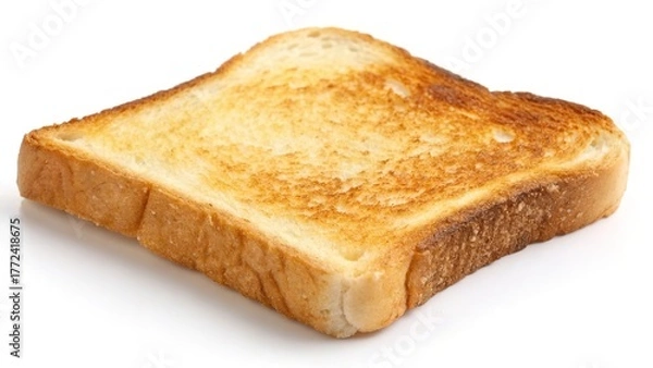 Fototapeta toast isolated on a white background 